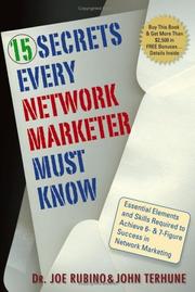 Cover of 15 secrets every network marketer must know by Joe Rubino