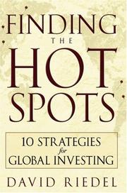 Cover of Finding the Hot Spots by David Riedel