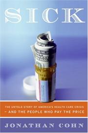 Cover of Sick by Jonathan Cohn