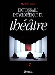 Cover of Dictionnaire encyclopédique du théâtre, volume 2 by Michel Corvin