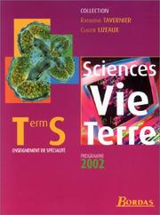 Cover of Sciences Vie Terre Term S - Spec by Claude Lizeaux