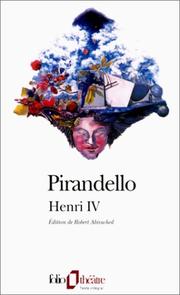 Front cover of Henri IV by Luigi Pirandello