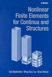 Cover of Nonlinear finite elements for continua and structures by Ted Belytschko