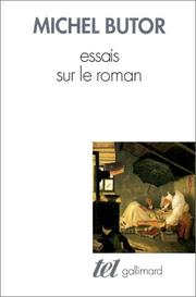 Front cover of Essais sur le roman by Michel Butor
