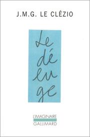 Front cover of Le déluge by J. M. G. Le Clézio