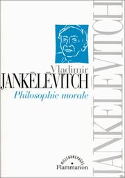 Cover of Philosophie morale by Vladimir Jankélévitch