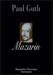 Cover of Mazarin by Paul Guth