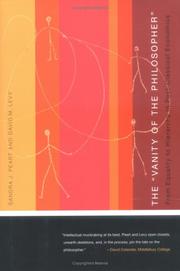 Front cover of The "vanity of the philosopher" by Sandra Peart