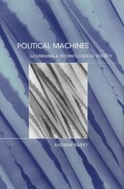 Front cover of Political machines by Andrew Barry