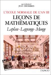 Cover of Leçons de mathématiques by Dhombres
