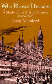 Cover of The brown decades by Lewis Mumford