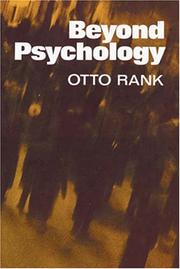 Cover of Beyond psychology by Otto Rank