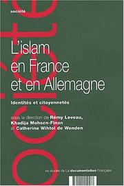 Front cover of L'islam en France et en Allemegne by Khadija Mohsen-Finan