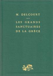 Cover of Les Grands Sanctuaires de la Grèce by Marie Delcourt