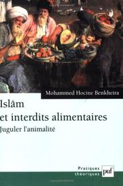 Front cover of Islam et interdits alimentaires by M. H. (Mohammed Hocine) Benkheira