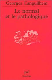 Cover of Le normal et le pathologique by Georges Canguilhem