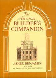 Cover of The American builder's companion by Asher Benjamin