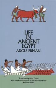 Front cover of Aegypten und aegyptisches Leben im Altertum by Adolf Erman