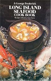 Front cover of Long island seafood cook book by J. George Frederick