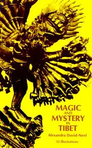 Front cover of Mystiques et magiciens du Thibet by Alexandra David-Néel