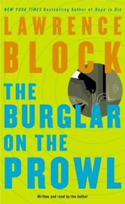 Front cover of The Burglar on the Prowl (Block, Lawrence (Spoken Word)) by Lawrence Block