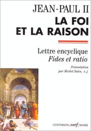 Front cover of Encyclical letter Fides et ratio by Pope John Paul II