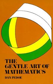 Cover of The Gentle Art of Mathematics by Daniel Pedoe