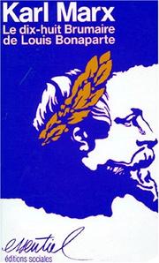 Front cover of 18 Brumario de Luis Bonaparte, El by Karl Marx