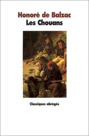 Cover of Les Chouans by Honoré de Balzac
