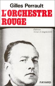 Front cover of L' Orchestre rouge by Gilles Perrault