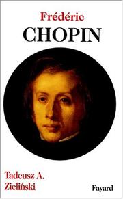 Front cover of Frédéric Chopin by Tadeusz Andrzej Zieliński