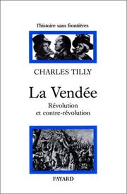 Cover of La Vendée by Charles Tilly
