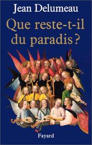 Front cover of Que reste-t-il du paradis? by Jean Delumeau