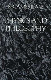 Front cover of Physics & philosophy by James Hopwood Jeans