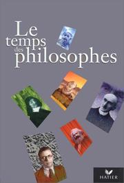 Cover of Le temps des philosophes by Catherine Roux-Lanier