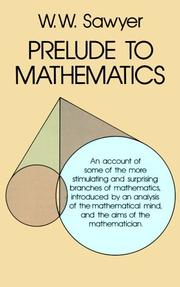 Front cover of Prelude to mathematics by W. W. Sawyer