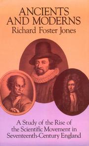 Front cover of Ancients and moderns by Richard Foster Jones