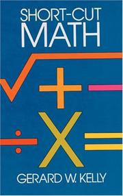 Cover of Short-cut math by Gerard W. Kelly