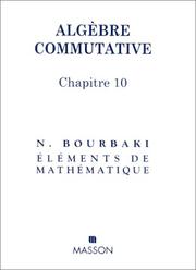 Cover of Eléments de mathématique by Nicolas Bourbaki