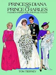 Front cover of Princess Diana and Prince Charles Fashion Paper Dolls in Full Color by Tom Tierney