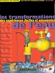 Front cover of Les transformations de l'eau by Jean-François Martin