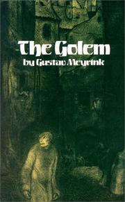 Cover of The Golem by Gustav Meyrink