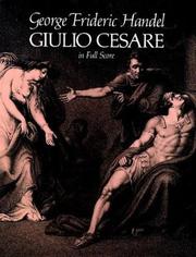 Front cover of Giulio Cesare in Full Score by George Frideric Handel
