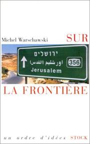 Cover of La Frontière by Michel Warschawski