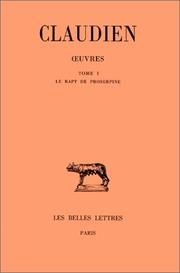 Cover of Oeuvres by Claudien