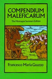 Front cover of Compendium maleficarum by Francesco Maria Guazzo