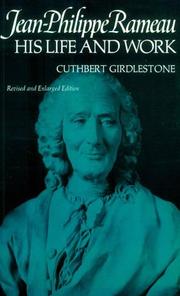 Cover of Jean-Philippe Rameau by Cuthbert Morton Girdlestone