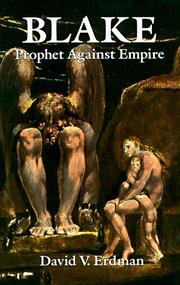 Cover of Blake by David V. Erdman