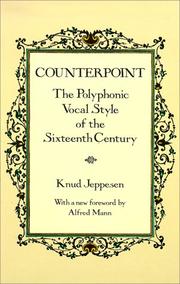 Cover of Kontrapunkt (vokalpolyfoni) by Knud Jeppesen