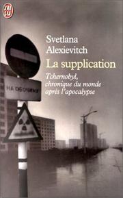 Cover of La Supplication by Светлана Алексиевич